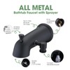 All Metal Tub Spout with Diverter for Hand Held Shower,