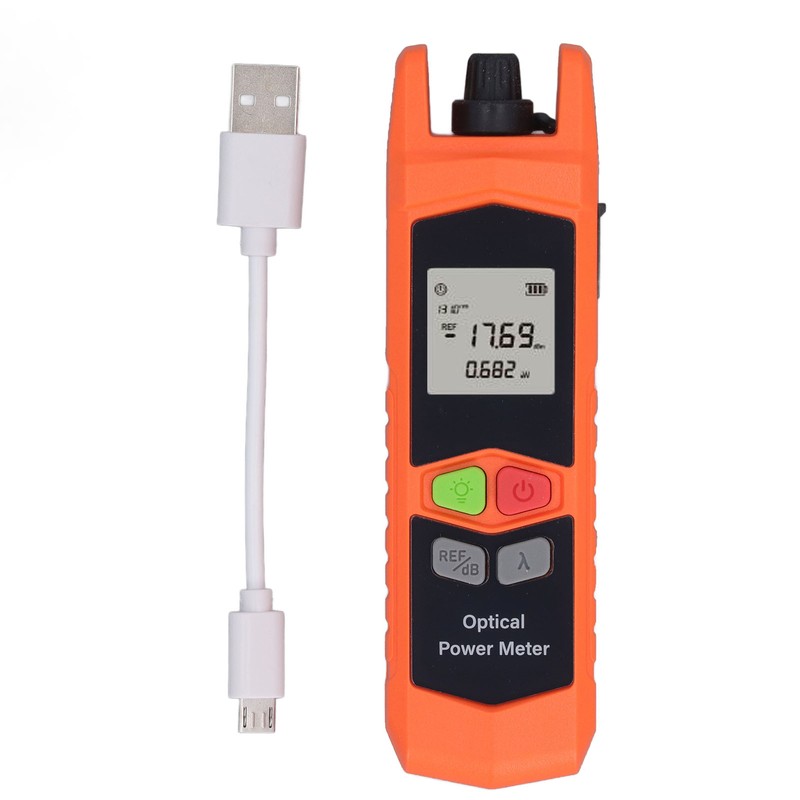 Optical Fiber Power Meter Professional ‑50 To 26dBm High Accuracy