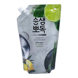 Soonsaem Ppudok Squeaky Clean Dishwashing Liquid Refill Pouch - Citrus Scent 1L