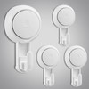 ilikable Bathroom Suction Hook 4 Packs, Detachable and Reusable Door