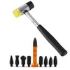 GS Hand Tools 10pcs Paintless Dent Repair Kit Rubber Hammer