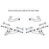 Sheisor Front Alignment Camber Toe Adjustment Bolts, Lower Control Arm