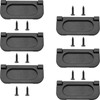 Bonsicoky 6Pcs 3 inch Flush Pull Ring Handles Hidden Recessed