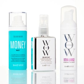 Color Wow Viral Favorites Travel Bundle – Mini Trio with Dream Coat, Xtra Large & Money Mist