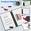 TYBYBB Whiteboard Small 24 x 16.5 cm Writing Board Wipe