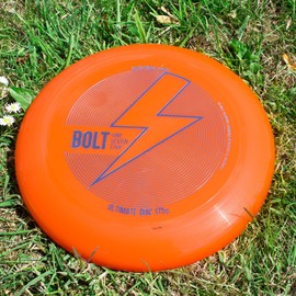 BOLT OneSevenFive Ultimate Frisbee Flying Disc! Loads of UV Colours Available! (UV Orange)