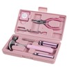 Trimate,PinkTool Set,Includes – Hammer, Screwdriver Set, Pliers (Tool Kit for