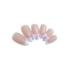 SINHOT Press on Nails Long Stiletto 3D Butterfly Fake Nails