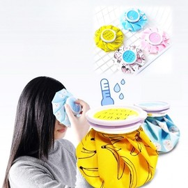 Premium hot and cold compress bag golf ice pack ice pack compress pack Thermal pack strawberry white 3ea