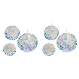 Iridescent Honeycomb Balls Pack of 2