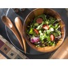 nambe Gourmet Harmony 3 Piece Wooden Salad Bowl Set |