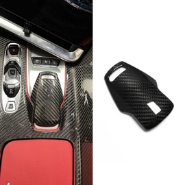 Yipmotiv Gear Shift Knob Cover for Corvette C8 Z06 Z51 Stingray Coupe HTC 2020 2021 2022 2023 2024,Genuine Carbon Fiber for Corvette C8 Drive Mode Selector Knob Cover