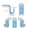 Umichen Clothes Hanger Connector Hooks Plastic Cascading Hangers Saving Organizer