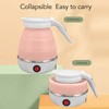 Foldable Electric Kettle 400W 600ML Auto Power Off Collapsible Travel