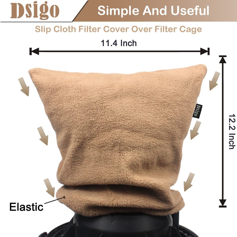 4 Packs Vac Filter Cover, Dsigo Shop Vac Filter Retainer