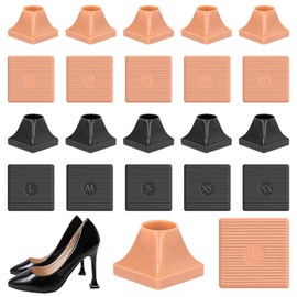 SooGree High Heel Caps, 10 Pairs, 5 Sizes, Heel Stoppers, Protectors for Grass, Mud, Gravel