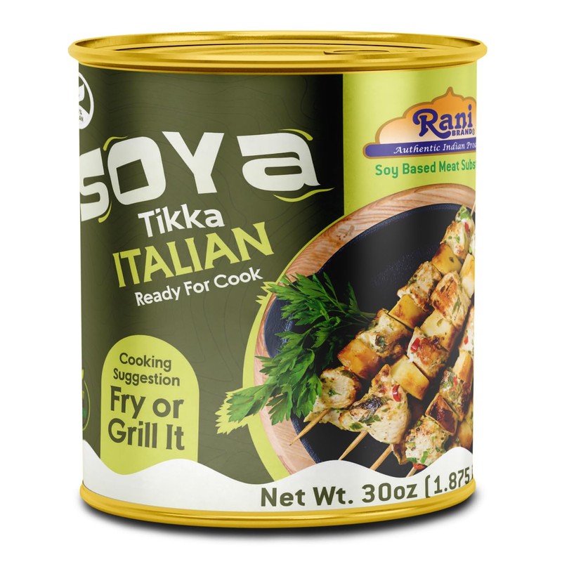 Rani Soya Tikka Italian 30oz (1.875lbs) 850g, Pack of 2,
