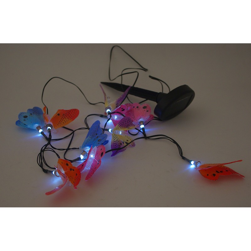 Illuminess 42000003S Fibre Optic Butterfly String Lights (10 Pieces)