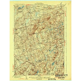 YellowMaps Brooks ME topo map, 1:62500 Scale, 15 X 15 Minute, Historical, 1932, 20.3 x 15.5 in - Paper