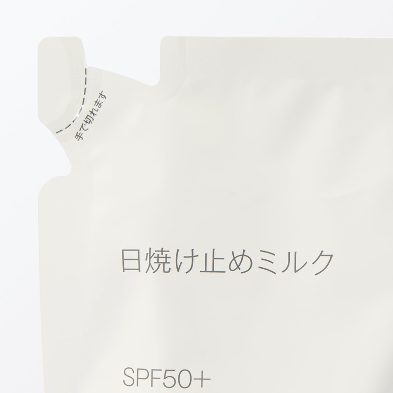 MUJI 84464966 Sunscreen Milk (For Refill), SPF50+ PA++++, 4.2 oz