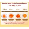 Microwave Egg Cooker Egg Shape，Hard Boiled Egg Poacher 4 Eggs