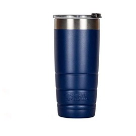 BISON COOLERS 22 oz Navy Tumbler | Sweat Proof Design for Hot or Cold Beverages