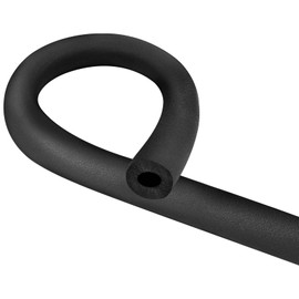 Kajaia Winter Length Slit Black Antifreeze Pipe Insulation Pipe Lagging Pipe Cover Foam Tube Cladding Foam Tube Hose for Heating Plumbing Indoor Outdoor Pipe(10 mm Inner Diameter, 1.8 Meter Long)