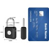 Fingerprint Padlock, Eseesmart Small Combination Padlock, Biometric Keyless Padlock USB