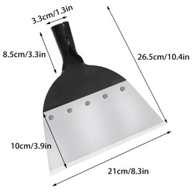 Multifunctional Garden Shovel, Outdoor Garden Cleaning Shovel, Multi Functional Garden Shovel Patio Weed Remover Tool, Stainless Steel Cleaning Shovel for Weeds and Moss