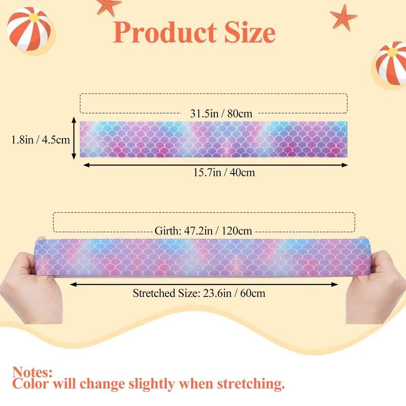 4Pcs Beach Towel Clips for Chair HADEEONG Seashell Towel Bands