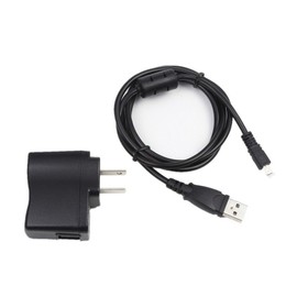 AC/DC Power Adapter Battery Charger USB Cord for Sony Cybershot DSC-W830 Camera
