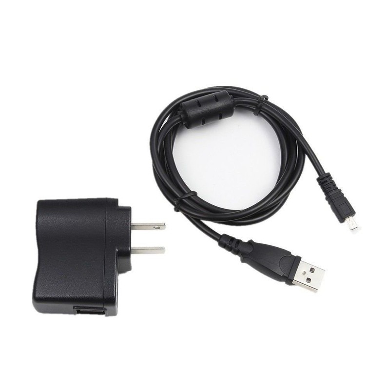 AC/DC Power Adapter Battery Charger USB Cord for Sony Cybershot