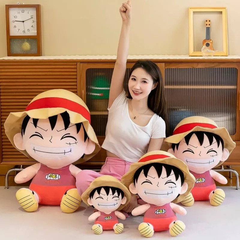 Jextech Peluche Grande One Piece Monkey D Luffy Regalo Anime