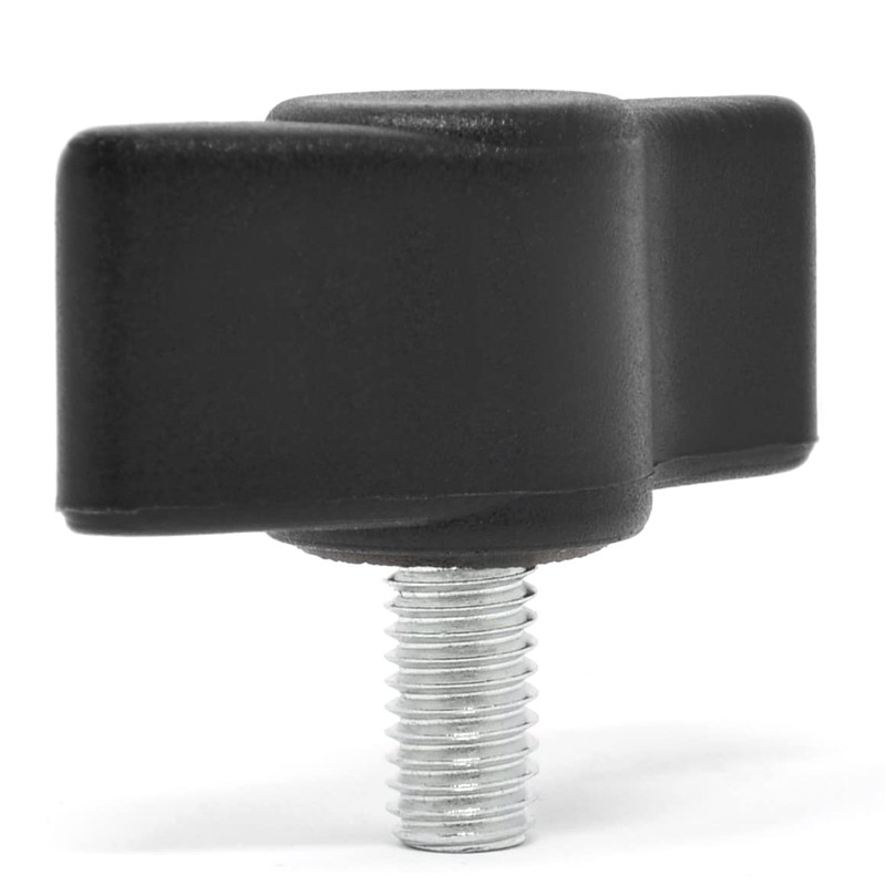 Design61 4 x Plastic Wing Screws with Threaded Bolts Steel