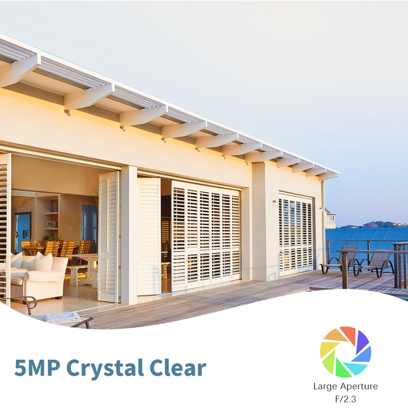 OHWOAI 5MP Add-on Camera for Wireless Security Camera System Outdoor,