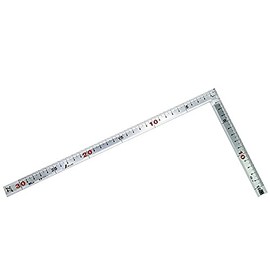 Shinwa Sokutei 10511 Carpenter Roll, Silver, 11.8 inches (30 cm) / 1 square scale