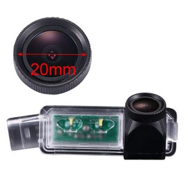 HDMEU HD Color CCD Waterproof Vehicle Car Rear View Backup Camera, 170° Viewing Angle Reversing Camera