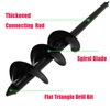 Auger Drill bit for Planting 4"X25" Garden Auger Spiral Drill