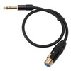 XLR to 6.35mm Cable Female to Male Gold Plated XLR