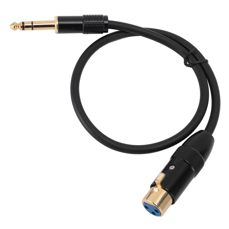 XLR to 6.35mm Cable Female to Male Gold Plated XLR