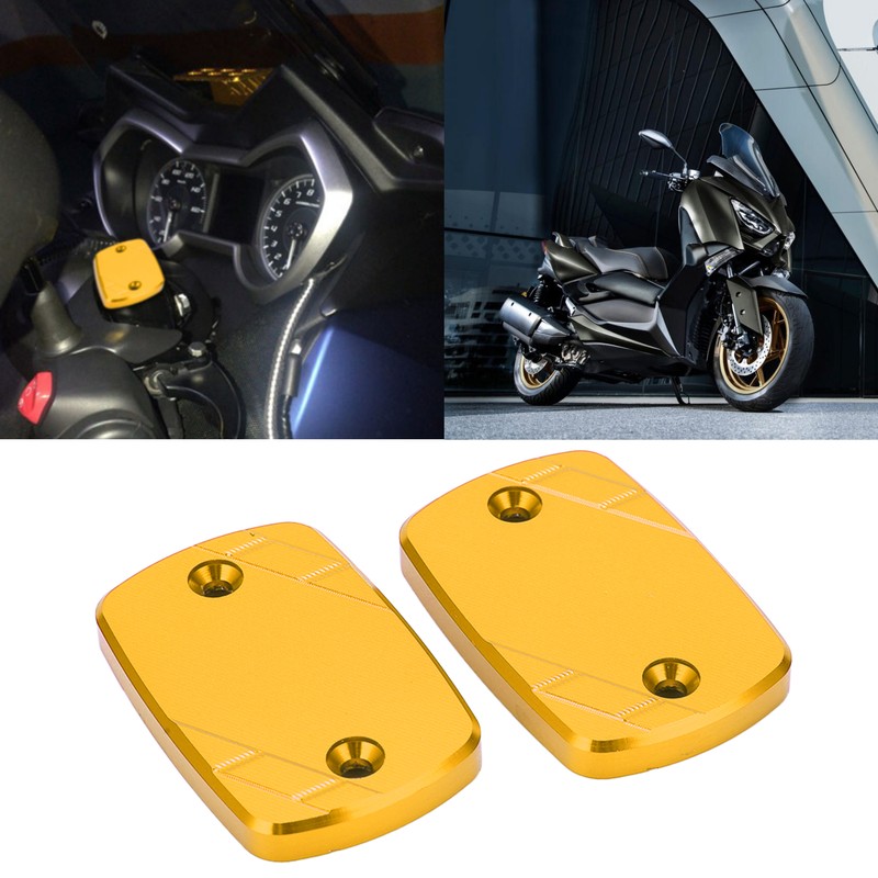 Front Brake Cylinder Fluid Reservoir Cover Cap Replacement for Yamaha