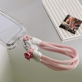 G&G Ghost Phone Strap Tag Holder with Rope GS002391 Pink 3ea