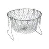 Baskets Roasting, Foldable Strainer, Rustproof Fryer Basket, Chip Frying Serving,