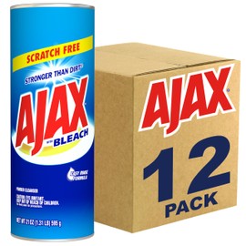 Ajax Ajax Powder Cleanser with Bleach - 21 ounce (Pack of 12)