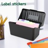 RUCUDIM Coloured Cards, Pocket Labelled Lines Index Box, Flashcard Box