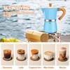 DITOSH 12 Cup Aluminum Espresso Stovetop Moka Pot Express Coffee