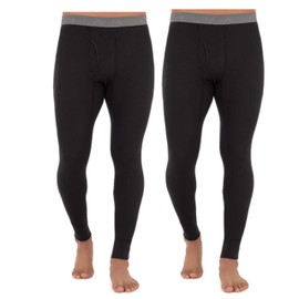 Fruit of the Loom Men's Recycled Premium Waffle Thermal Underwear Bottom (1, 2, 3, and 4 Packs)