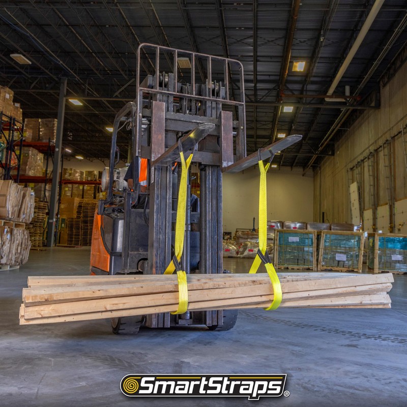 SmartStraps 2”x6’ Nylon Webbing Sling (1pk) – 6,400lb Vertical Lifting