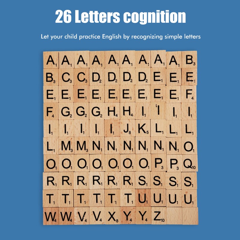 100Pcs Spell Learning Educational Toys Alphabet Colors Recognition Game Matching