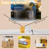Mini Projector, Portable Phone Projector 1080P Full HD Support, Mini
